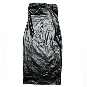 Black Strapless Dress Small